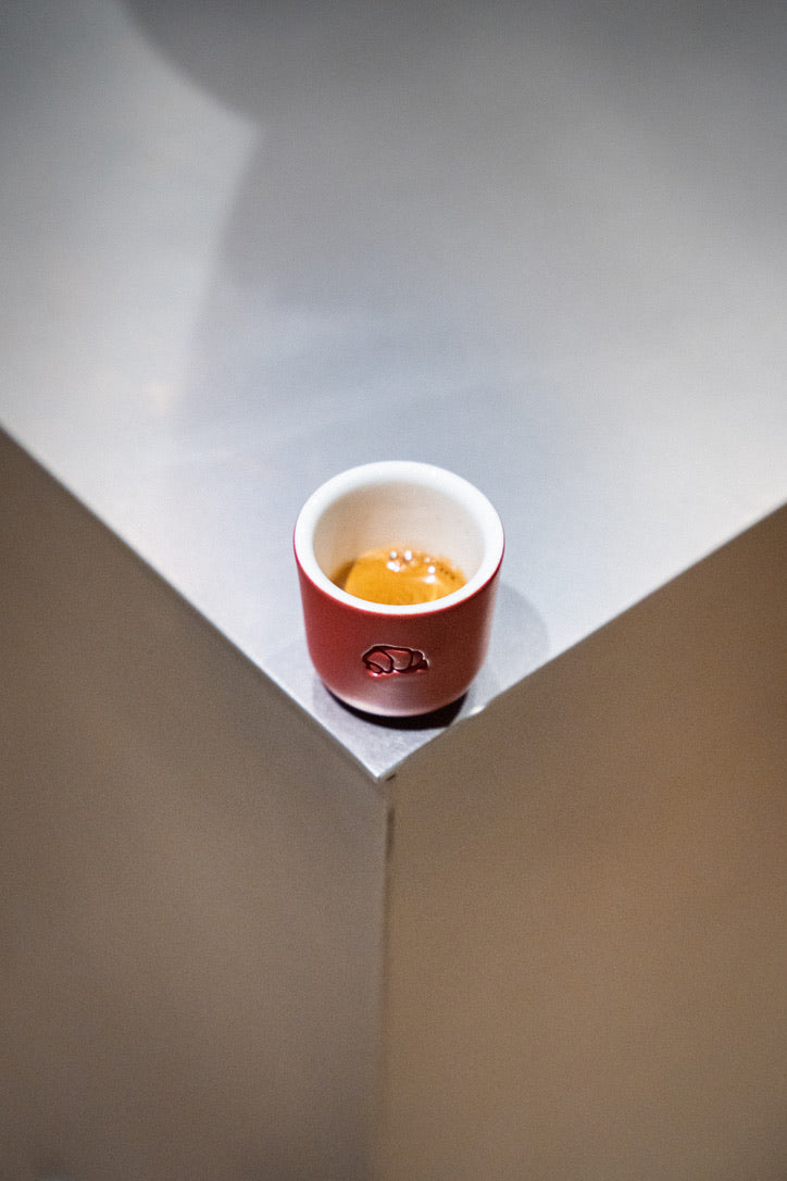 Brü Cup ceramic coffee cup — handcrafted for espresso, flat white, and cappuccino
