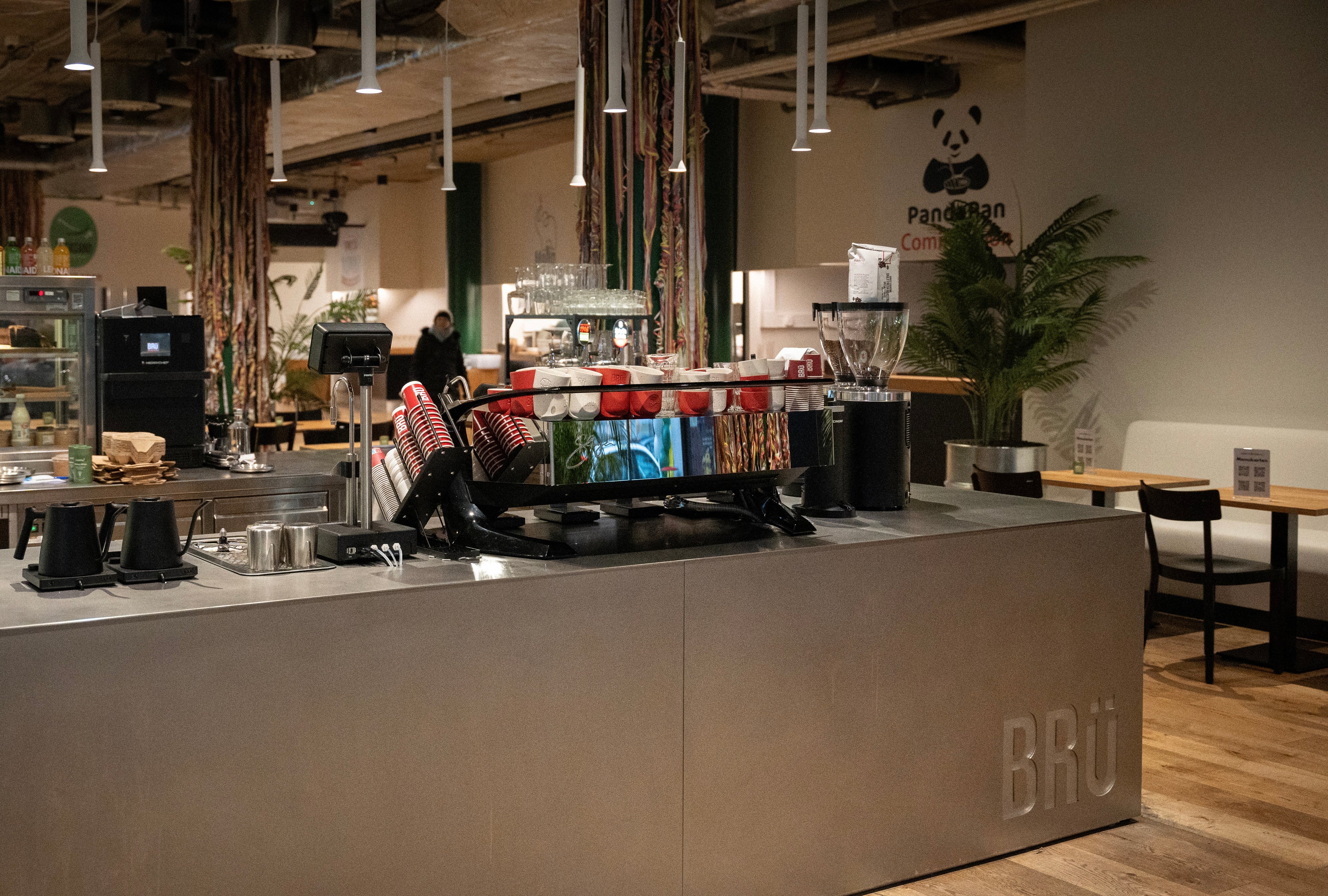 Brü Specialty Coffee café interior — the Coffee Lab location in Düsseldorf