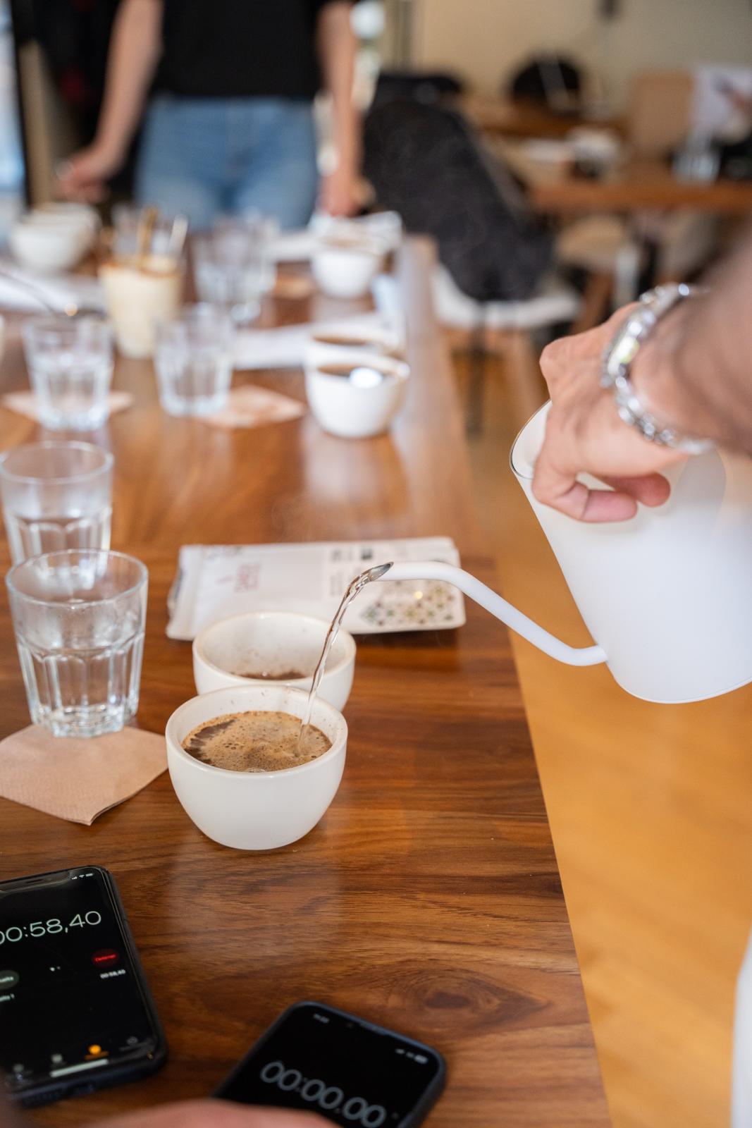 Brü Specialty Coffee cupping and sensory workshop — calibrate your palate with professional tasting techniques